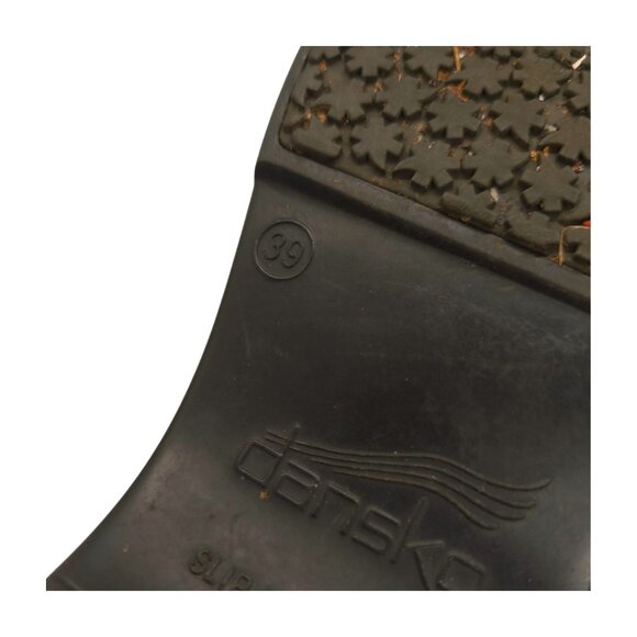 Dansko XP Women's Blue Leather Snakeskin Print Professional Clogs Size 8.5 - Picture 11 of 13